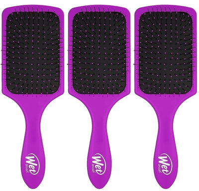 Wet Brush Paddle Detangling Brush, Black, Pink, Purple. Available one or per (Set of 3)