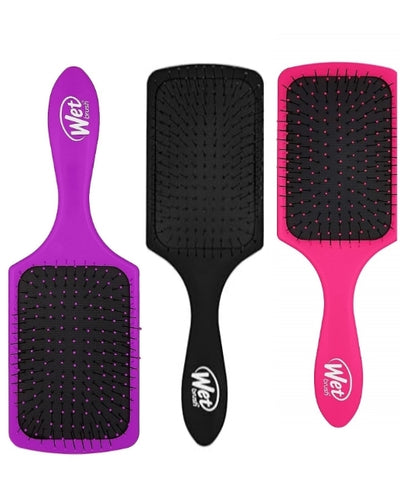 Wet Brush Paddle Detangling Brush, Black, Pink, Purple. Available one or per (Set of 3)