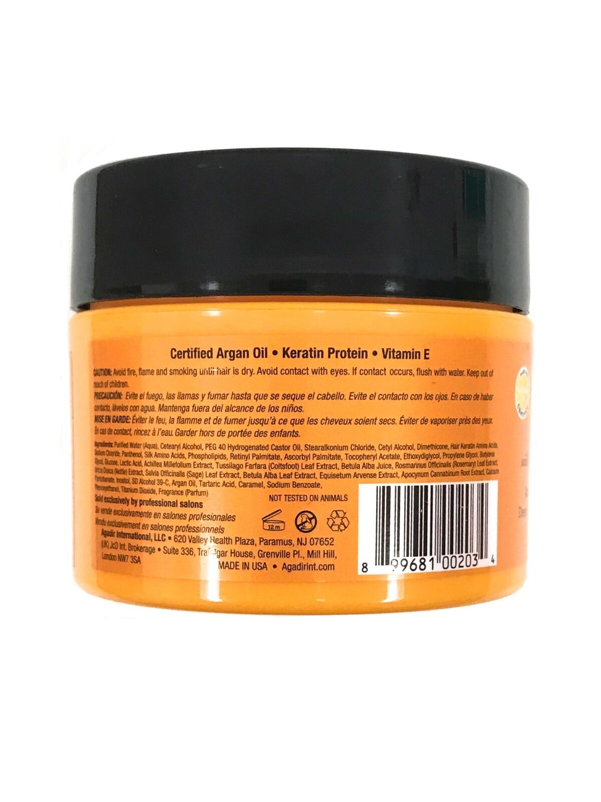 Agadir Argan Oil with Keratin Protein Sulfate-Free Moisture Masque 8 oz