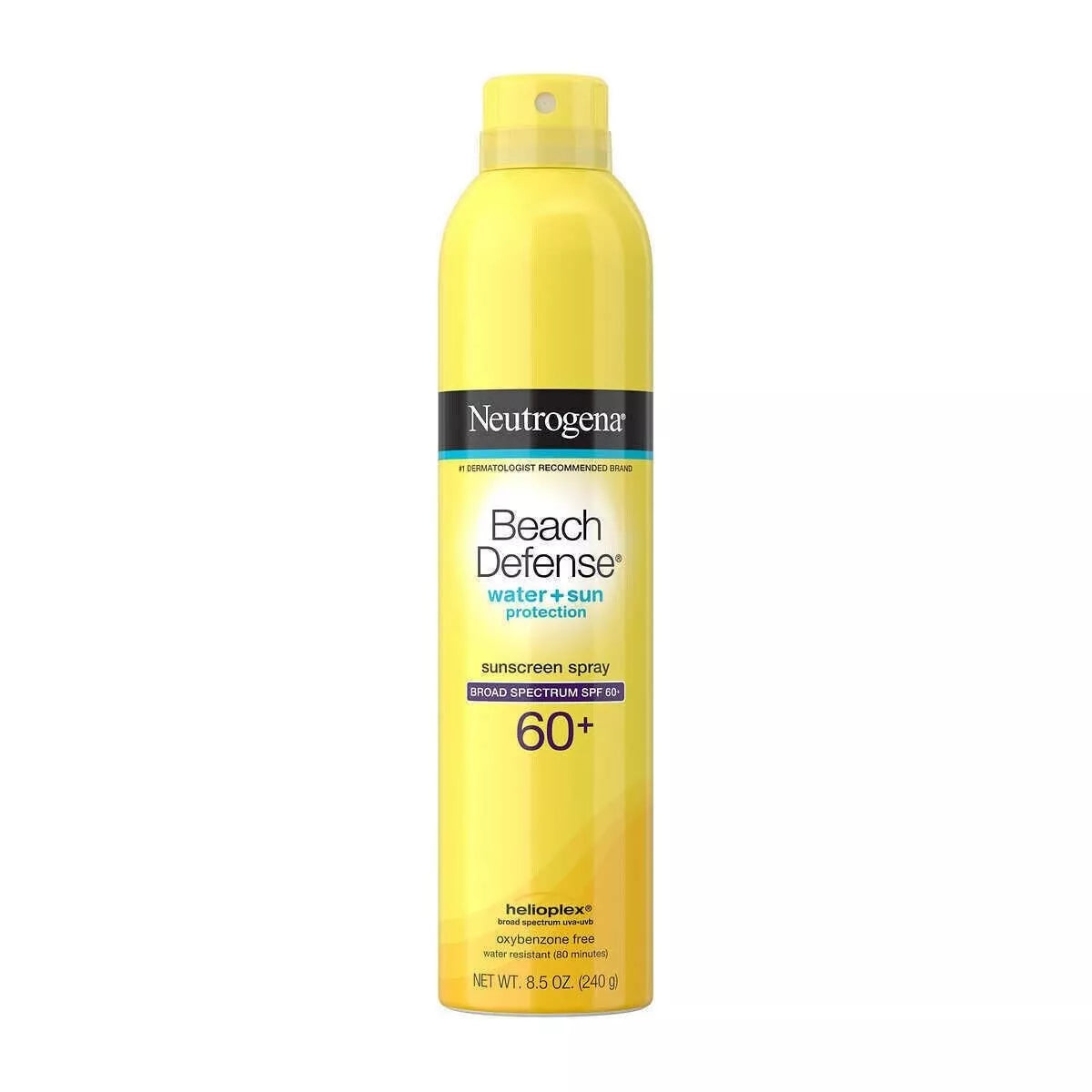 Neutrogena Beach Defense Sunscreen 8.5 OZ Spray Lotion SPF 60+