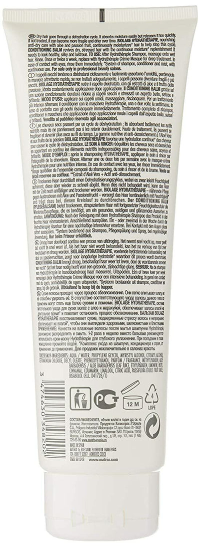 Matrix Biolage HydraTherapie Conditioning Balm, 10.1 oz