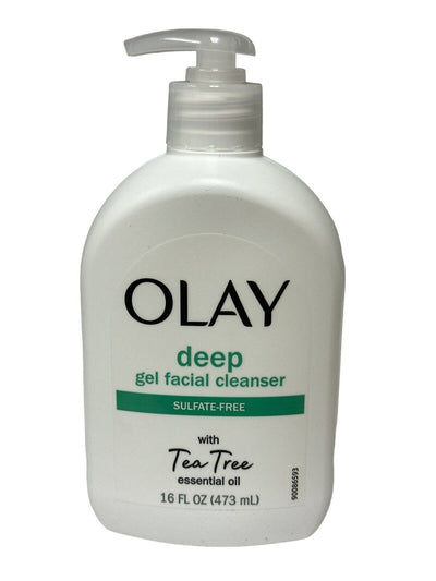 Olay Deep Gel Facial Cleanser with Tea Tree Essential Oil, 16 Oz