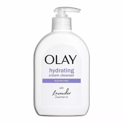 Olay Hydrating CreamFace Cleanser w/ Lavender Essential Oil 16oz Sulfate Free.