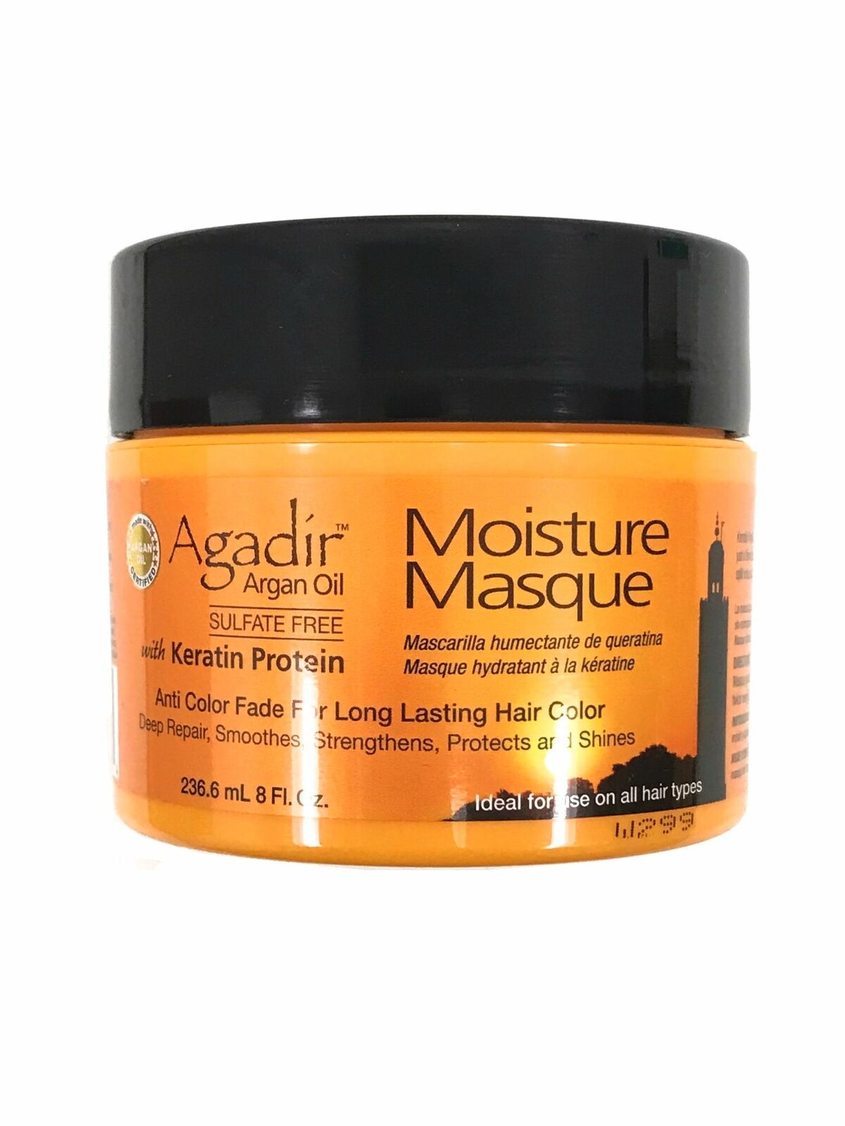 Agadir Argan Oil with Keratin Protein Sulfate-Free Moisture Masque 8 oz