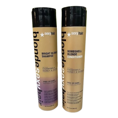 Blonde Sexy Hair Sulfate Free Bombshell Blonde Shampoo & Conditioner Set 10.1 oz